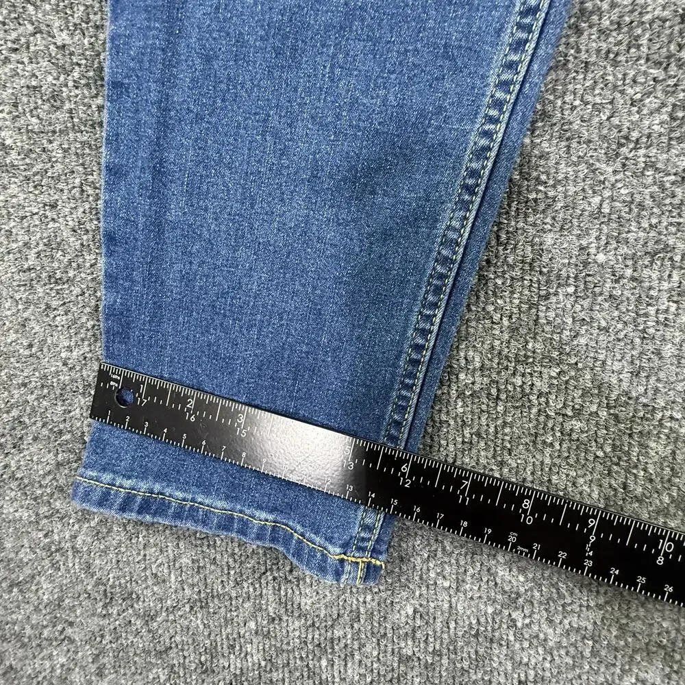 Cat & Jack Jeans Youth 14 Blue Straight Super Stretch Denim Adjustable Waist‎